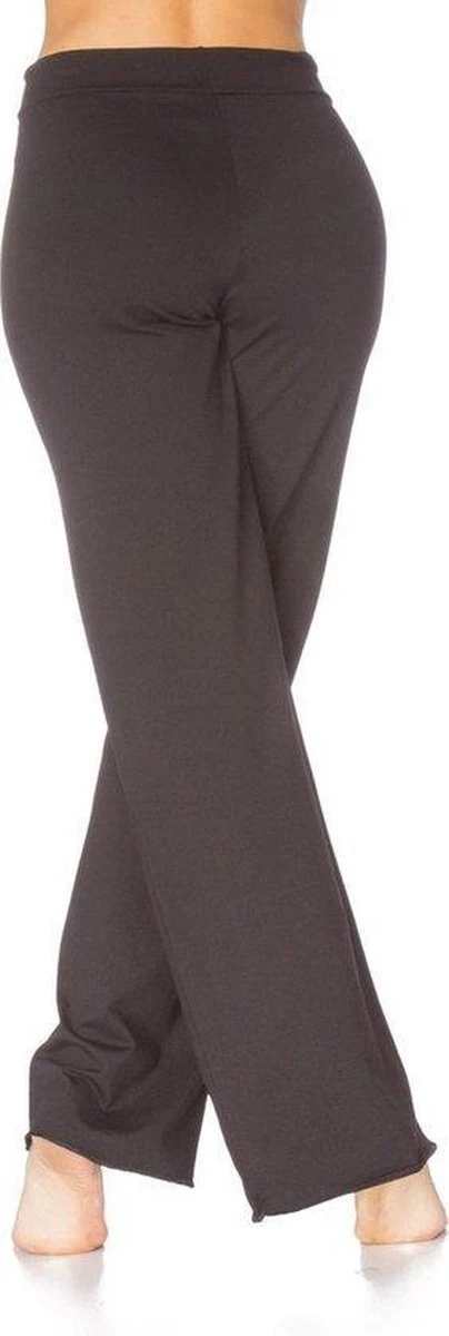 Papillon Dans Broek Met Wijde Pijp - Danskleding Dames - Zumba Kleding - Supplex - Zwart - M - Image 2