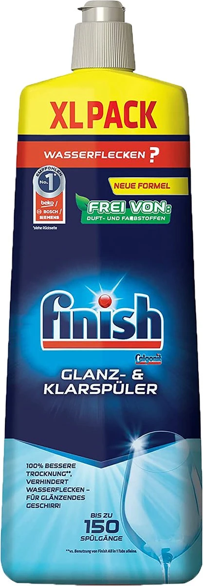 Finish Zout Vaatwaszout 3 X 1,2kg & Glansspoelmiddel 2 X 750ml - Image 3