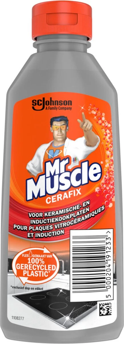 Mr. Muscle - Cera-Fix Voor Keramische - Halogeen En Inductie Kookplaten - Kookplaatreiniger - 2 X 200 Ml - Image 2