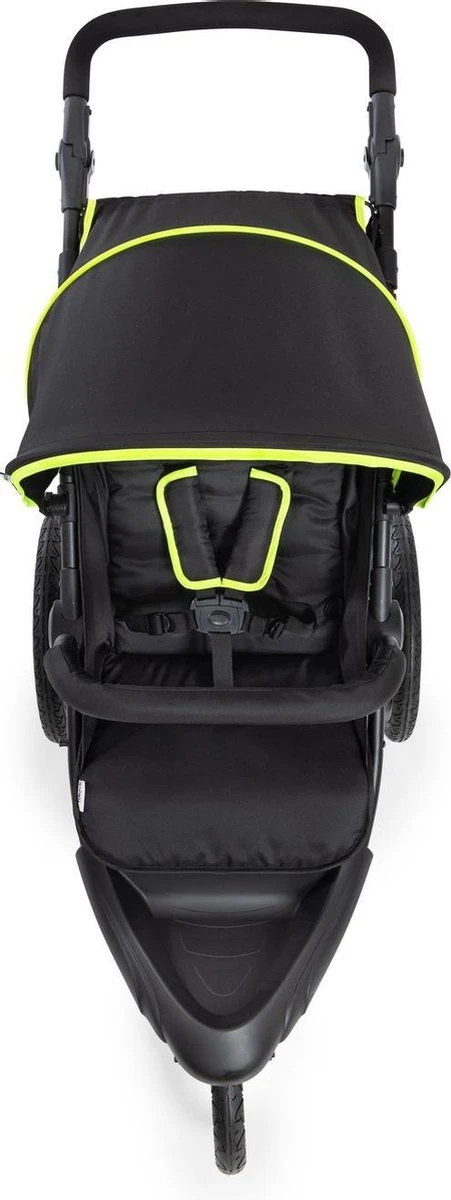 Hauck Runner Kinderwagen - Zwart/Neon Geel - Image 3