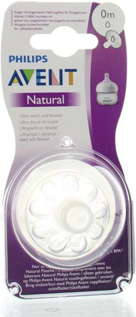 Philips Avent SCF040/27 Natural Speen - 0m - 2stuks - Image 9