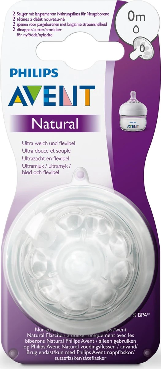 Philips Avent SCF040/27 Natural Speen - 0m - 2stuks - Image 7