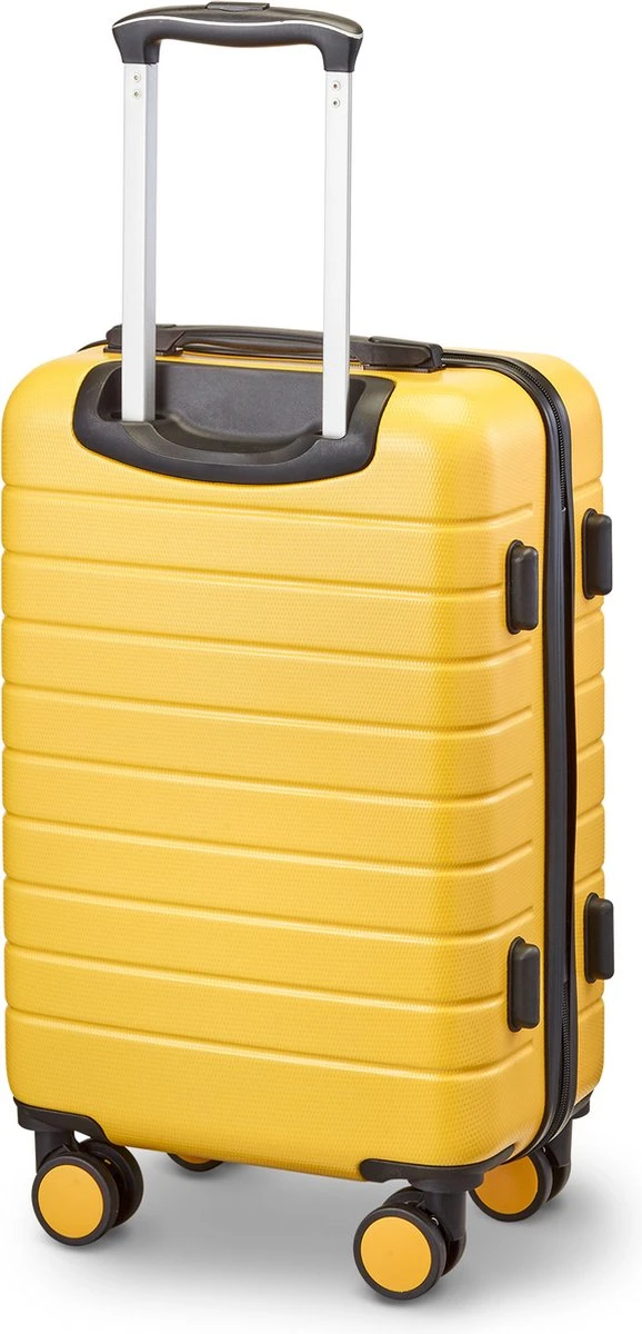 Swiss Alpine 2.0 - Handbagage Koffer - 55x35x20 Cm - 4 Wielen - Geel - Image 2