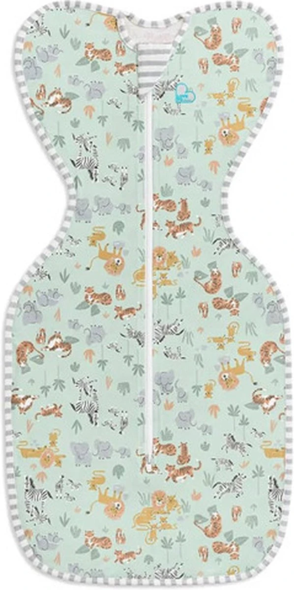 Love To Dream™ Babyslaapzak Swaddle Up™ - Inbakeren - Baby 3-6 Maanden - 6-8.5 Kg - All Season - Safari