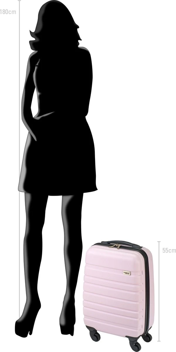 Princess Traveller Singapore Handbagage Koffer 55 Cm - Lilac - Image 5