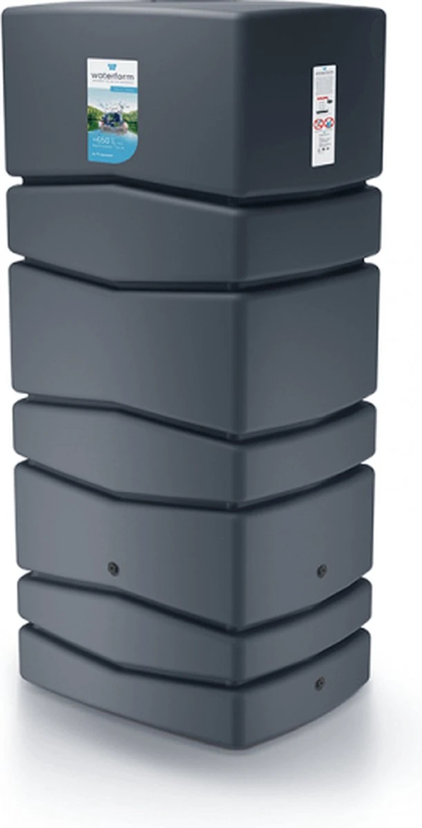 Prosperplast Regenton Aqua Tower 650 Liter - Antraciet - Image 2