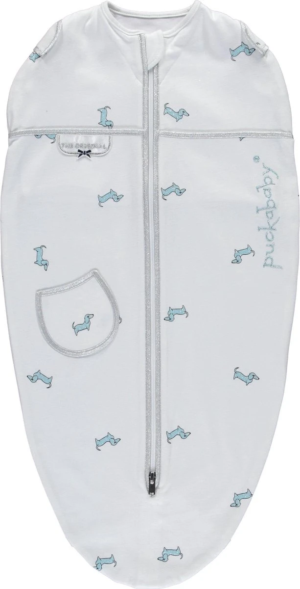 Puckababy Inbakerslaapzak Original Mini 3-6m - White Pucky