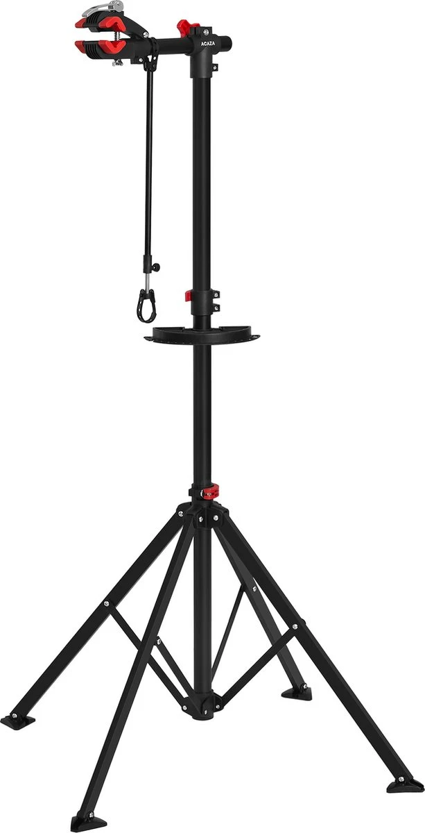 ACAZA Fiets Bevestigingsstandaard Met Snelsluiting, Gereedschapshouder En Stuurhouder, Lichte En Draagbare Reparatie Standaard Voor Fietsen, Zwart Statief - Image 9