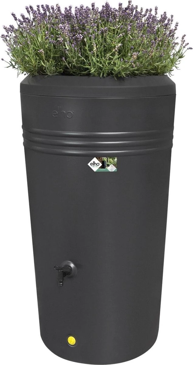 Elho Green Basics Regenton - Regenton - Living Black - Buiten - 200 Liter - Image 11