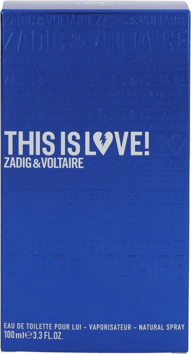 Zadig & Voltaire This Is Love! 100 Ml - Eau De Toilette - Herenparfum - Image 8