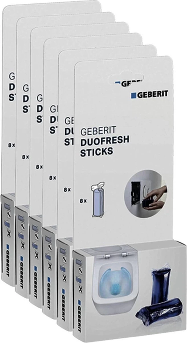 Geberit DuoFresh Sticks - 48 Stuks - Voordeelverpakking - Toilet/WC Blokjes Inbouwreservoir - Image 2