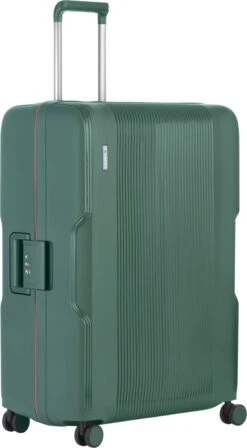 CarryOn Protector Luxe Grote Reiskoffer - Trolley 77cm Met TSA-klikslot - Ultrasterk - Groen