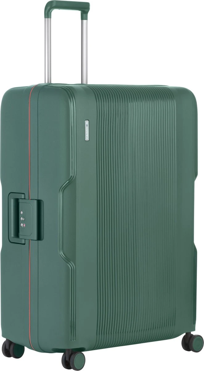 CarryOn Protector Luxe Grote Reiskoffer - Trolley 77cm Met TSA-klikslot - Ultrasterk - Groen