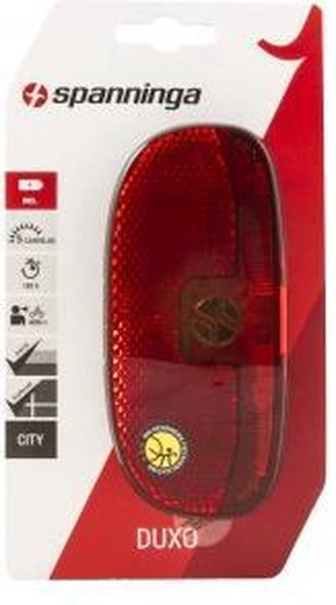 Spanninga Duxo Fiets Achterlicht - Batterij - Image 6