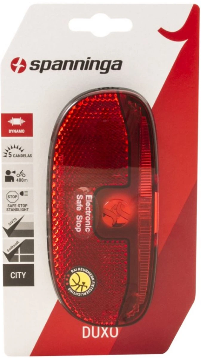 Spanninga Duxo Fiets Achterlicht - Batterij - Image 12