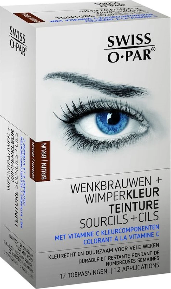 Swiss O Par - Wenkbrauw- En Wimperverf Bruin 1 Set - Image 3