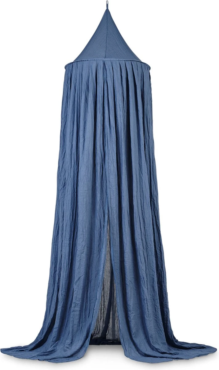 Jollein Baby Klamboe Vintage 245cm - Jeans Blue