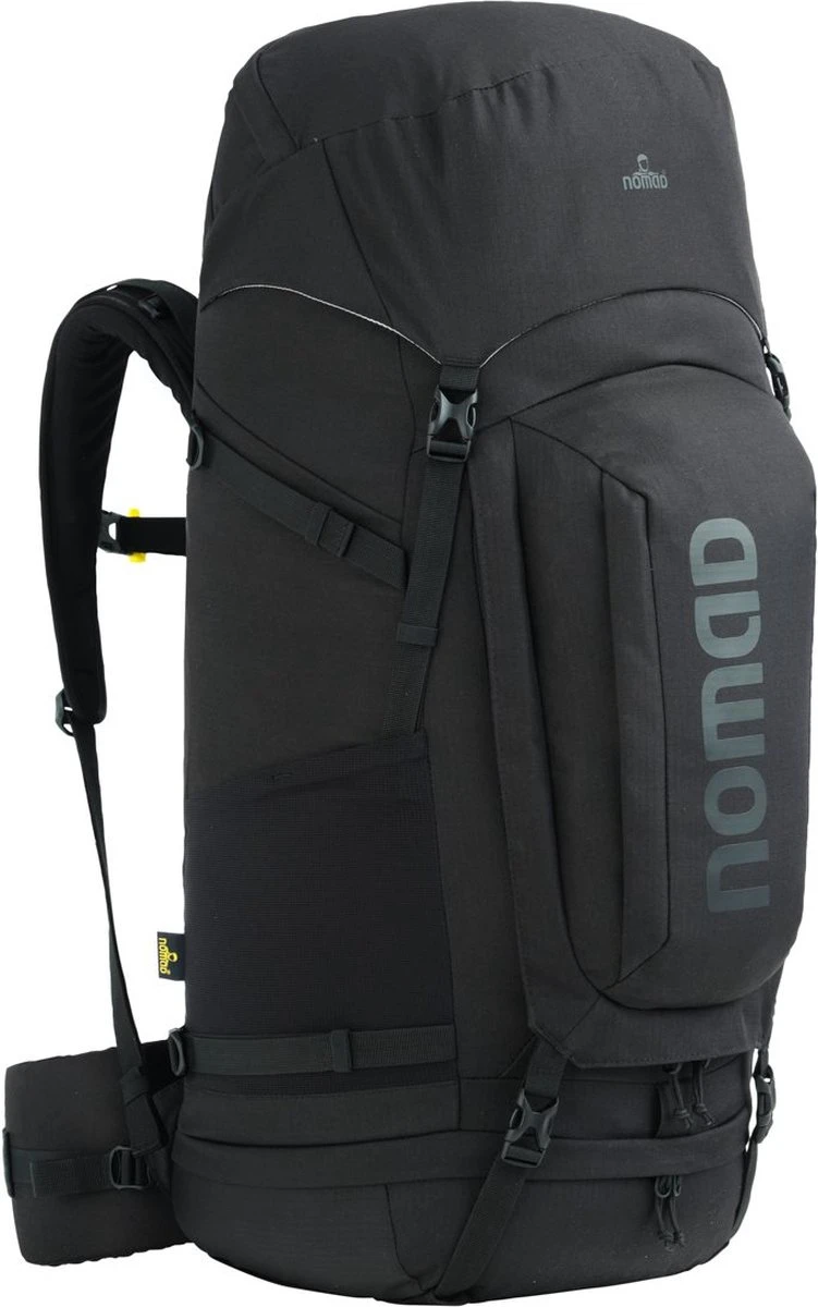 NOMAD® Batura 55 Liter Zwart | Premium Backpack Heren & Dames | Rugzak Incl Flightbag / Hoes