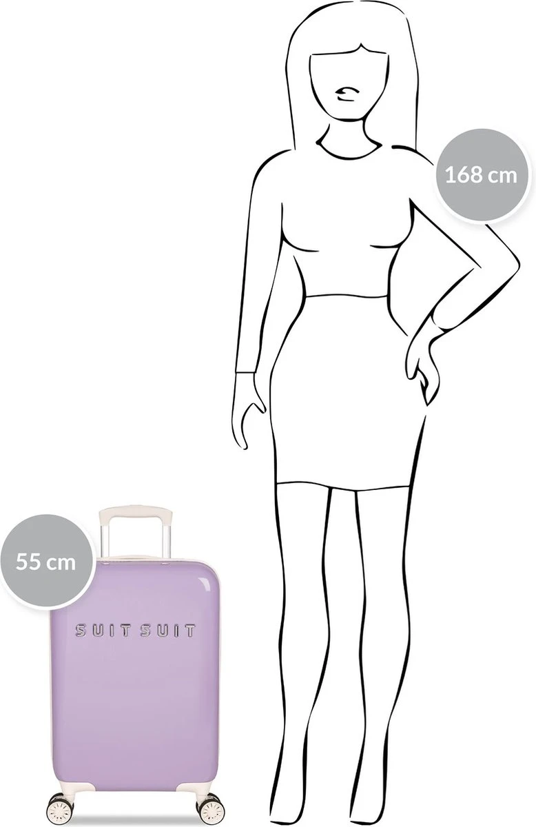 SUITSUIT - Fabulous Fifties - Royal Lavender - Handbagage (55 Cm) - Image 3