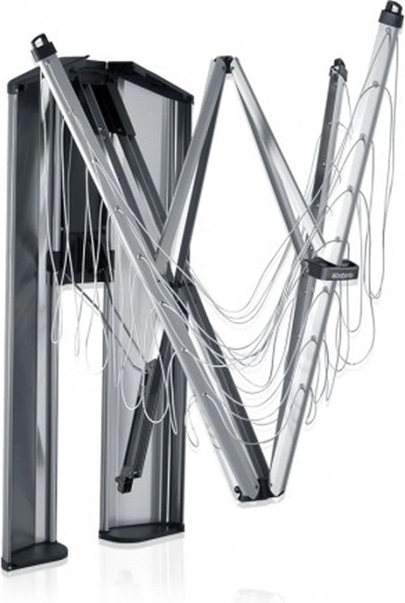 Brabantia WallFix Wanddroger - Met Opberg-/Beschermbox - 24 M - Metallic Grey - Image 11