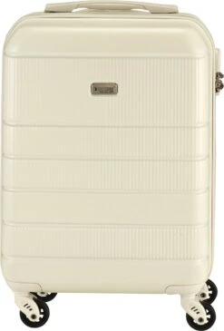 Princess Traveller Florence - Handbagagekoffer Met Strap - Crème - S - 55cm