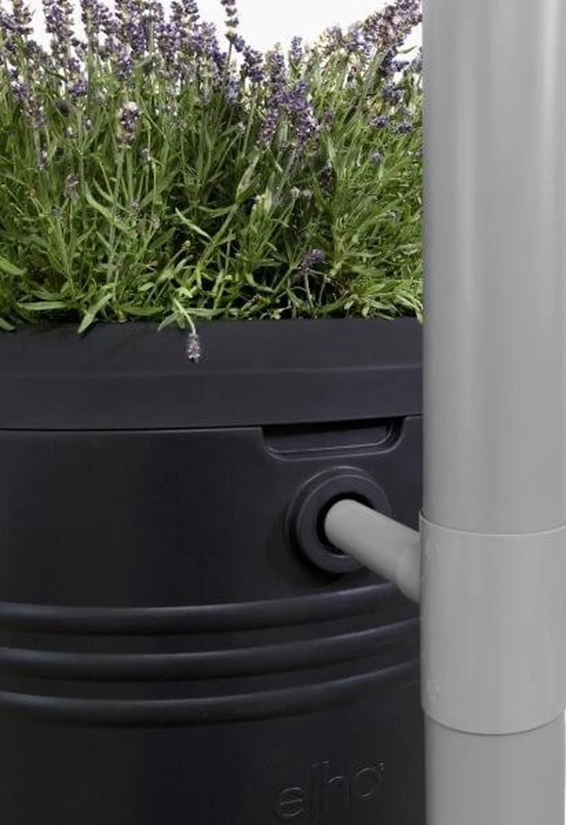 Elho Green Basics Regenton - Regenton - Living Black - Buiten - 200 Liter - Image 18
