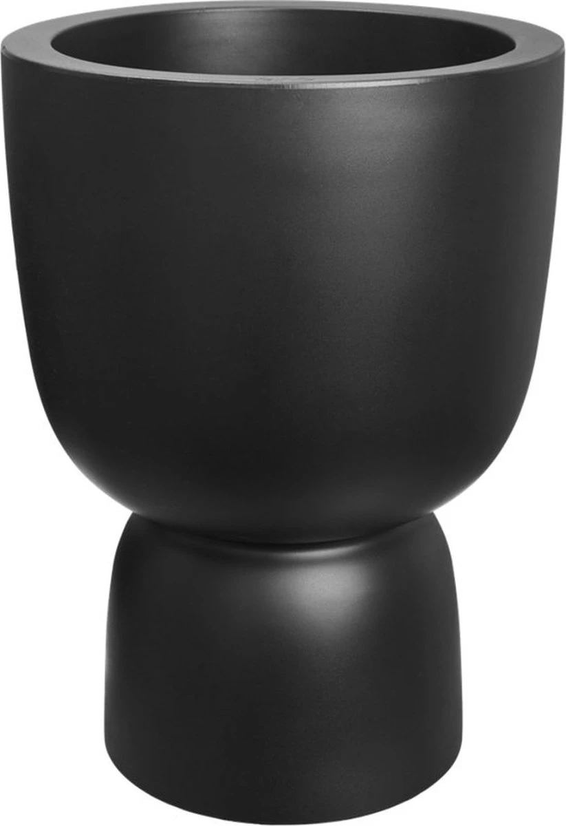 Elho Pure Coupe 41 - Bloempot Voor Binnen & Buiten - Ø 41.3 X H 57.9 Cm - Zwart/Zwart - Image 11