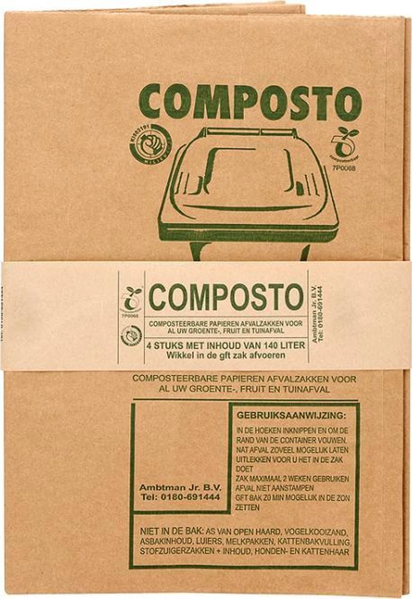 Composto GFT 140L Containerzak Set á 40 Stuks