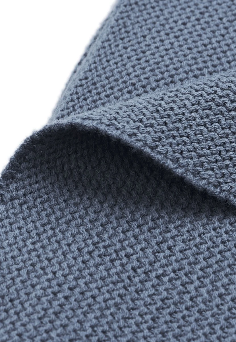 Jollein Baby Deken Ledikant 100x150cm Basic Knit - Jeans Blue - Image 10