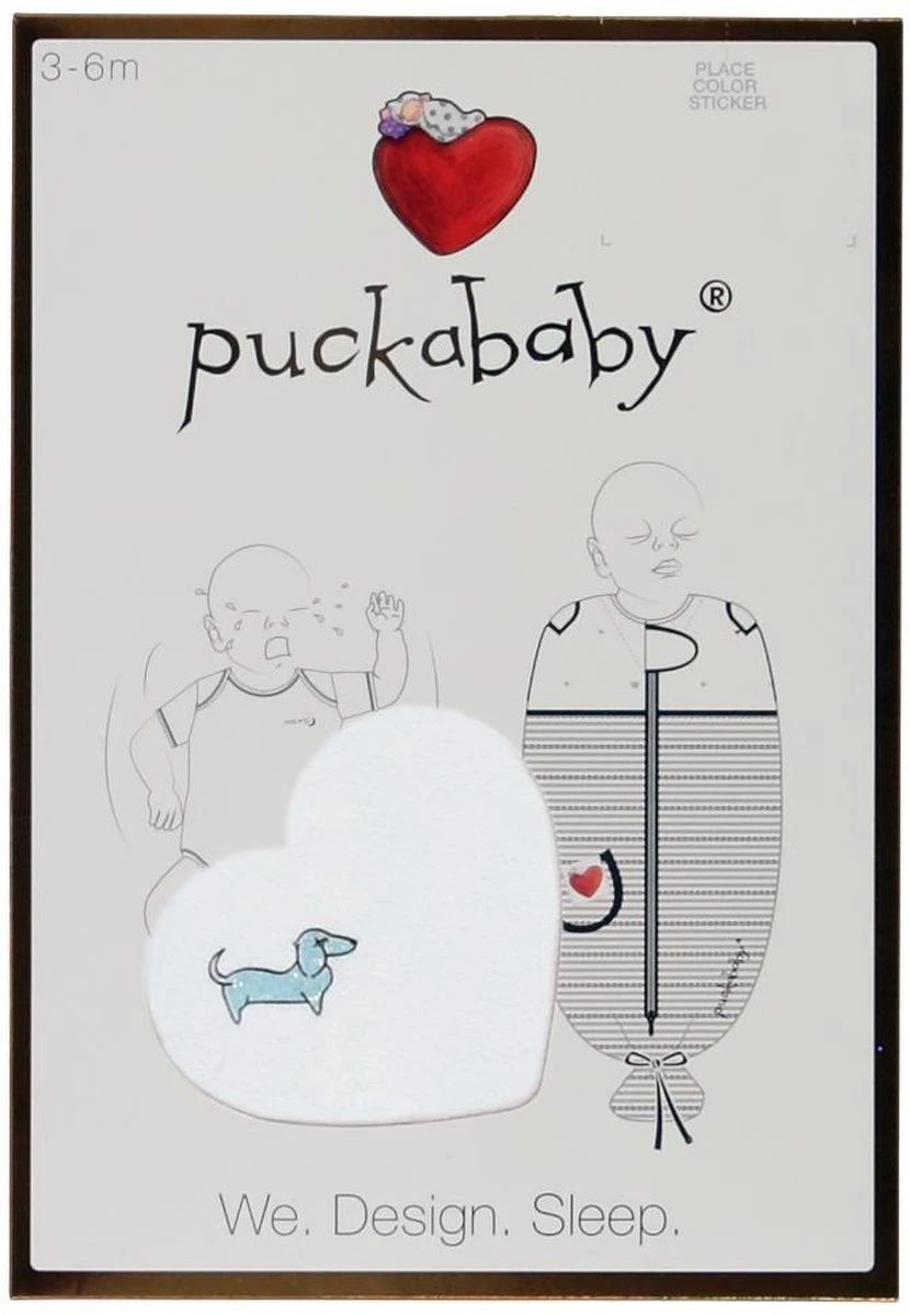 Puckababy Inbakerslaapzak Original Mini 3-6m - White Pucky - Image 6