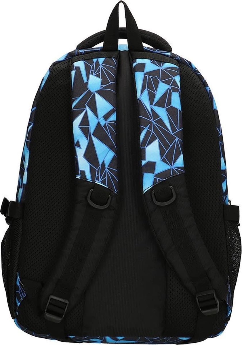 Enrico Benetti Santa Cruz Laptop Rugzak - Zwart/Aqua - Image 9