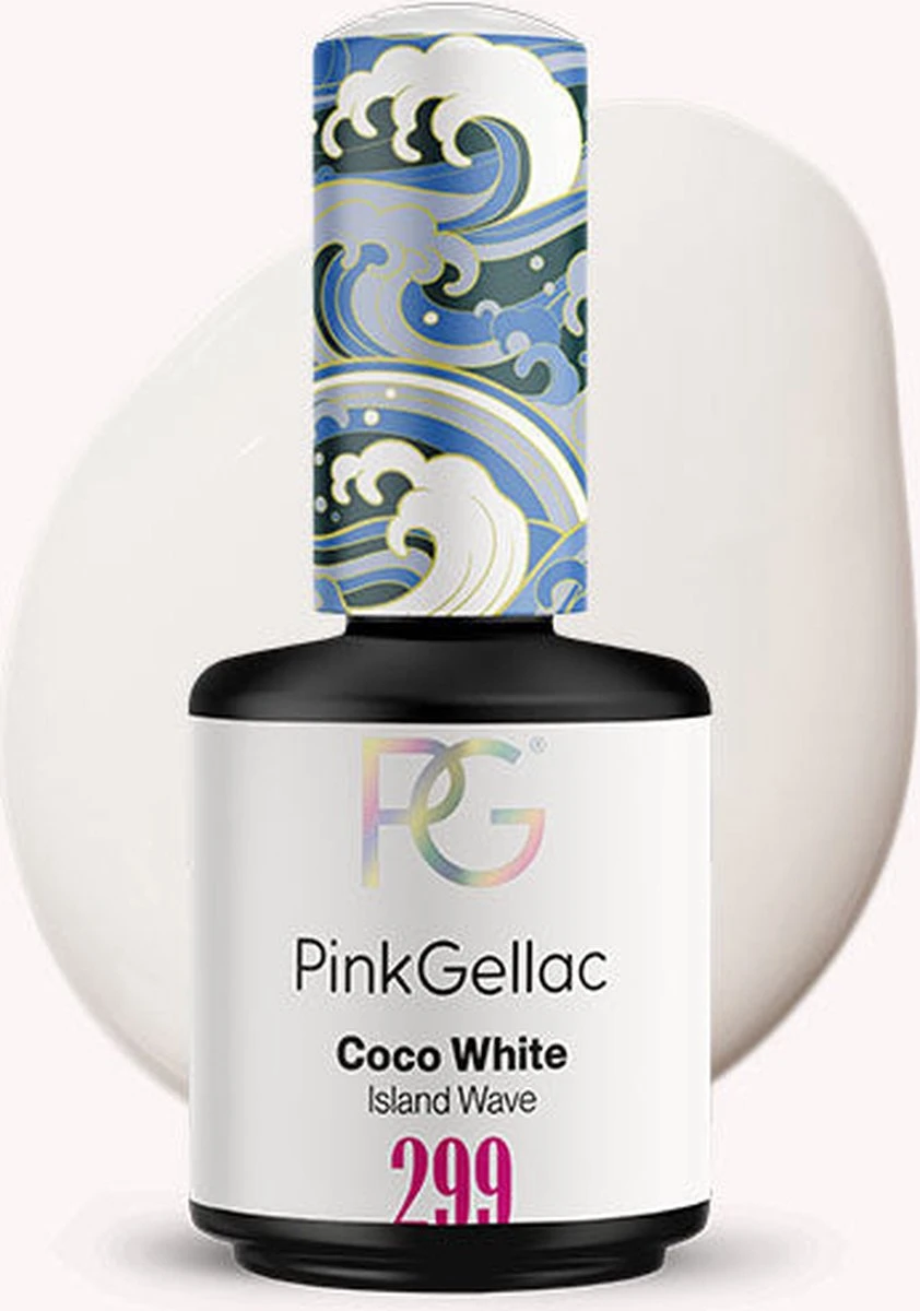 Pink Gellac - Coco White - Gellak - Vegan - Wit - Creamy Finish - 15 Ml
