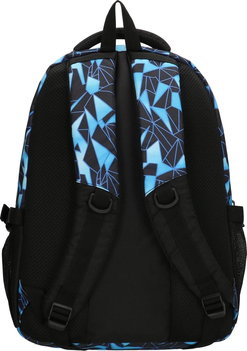 Enrico Benetti Santa Cruz Laptop Rugzak - Zwart/Aqua - Image 4