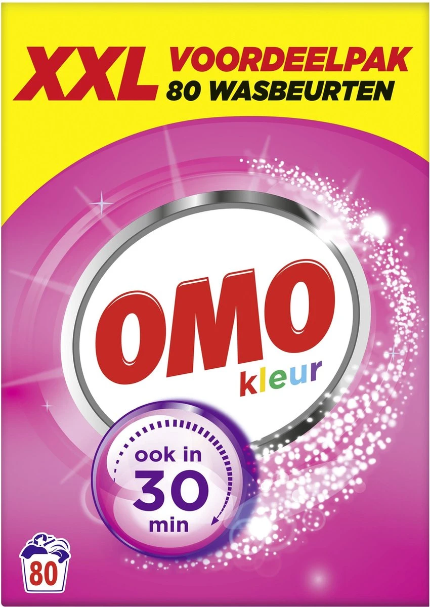 Omo Kleur XXL Waspoeder Voor De Gekleurde Was - 80 Wasbeurten - Image 3