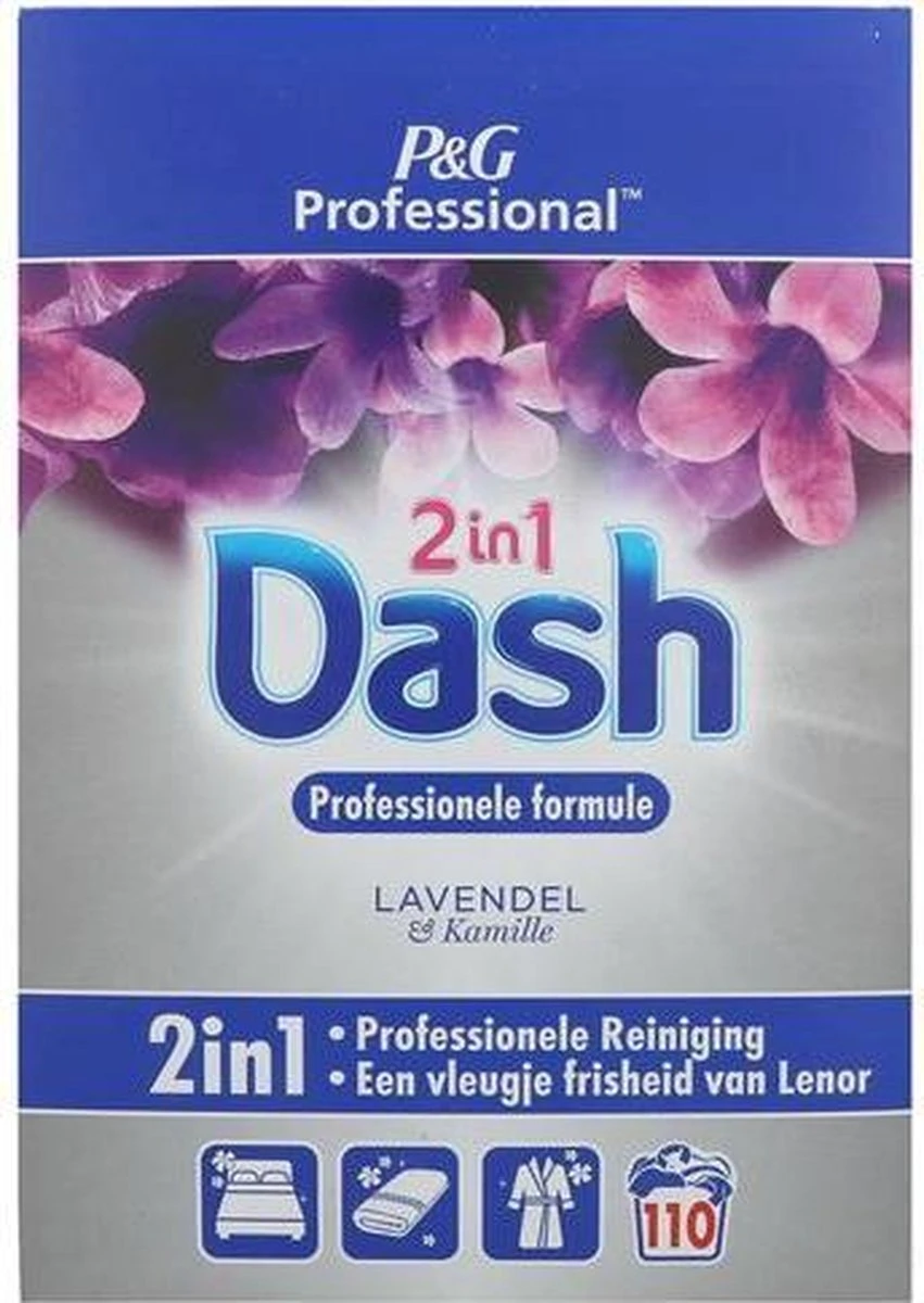 Dash 2in1 Waspoeder En Wasverzachter Lavendel En Kamille - 110 Wasbeurten - Image 2