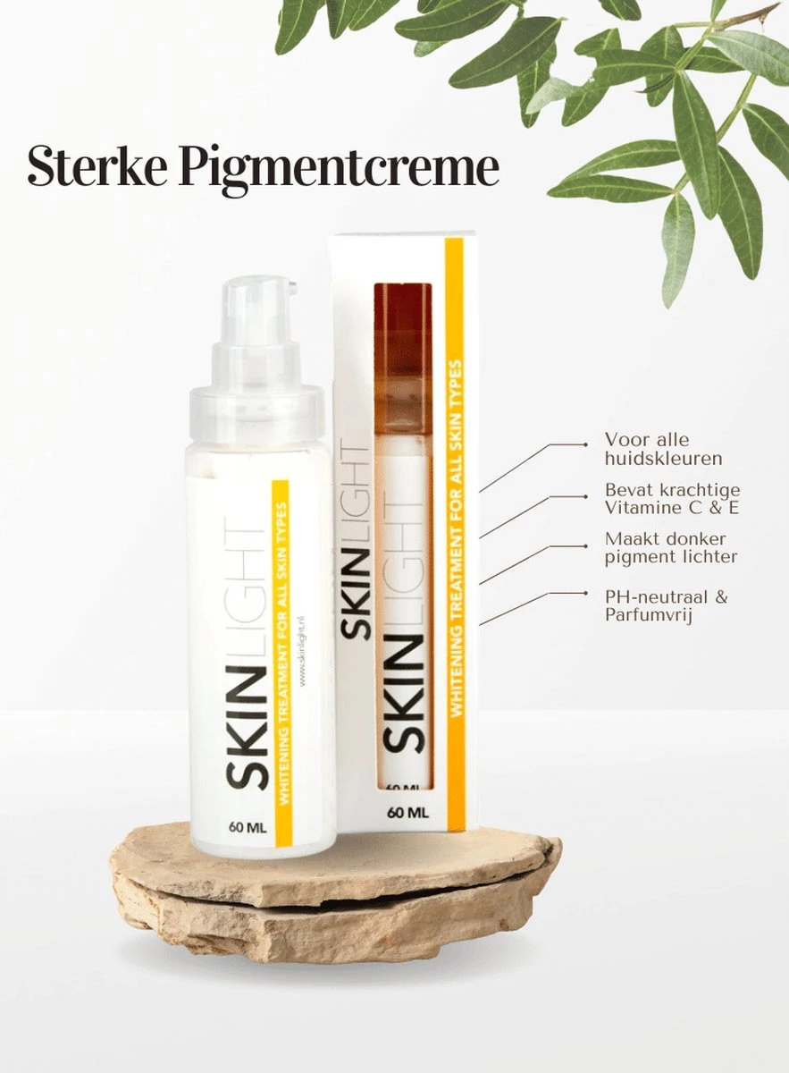 Skinlight Huidbleekcreme - 60ml - Alle Huidtypes - Maakt De Huid Tot 3 Tinten Lichter - Image 3