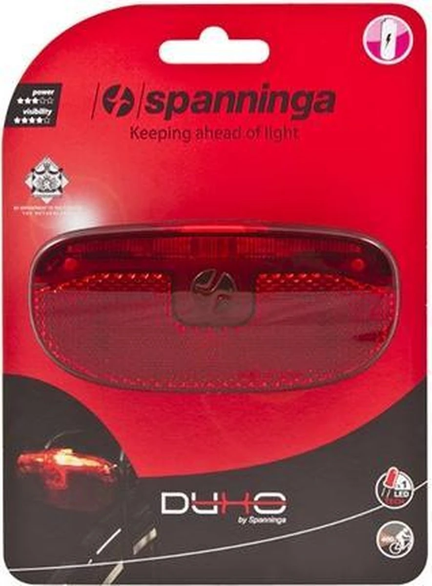 Spanninga Duxo Fiets Achterlicht - Batterij - Image 14