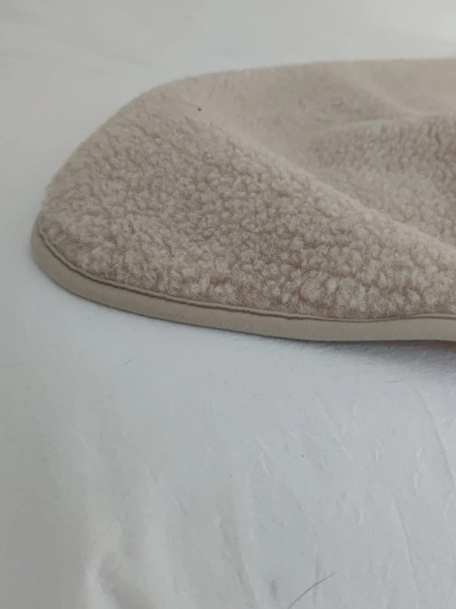 WOLLIES Amsterdam Ledikant Deken - Amandel - Merino Wol - 95 X 135 Cm - Image 8