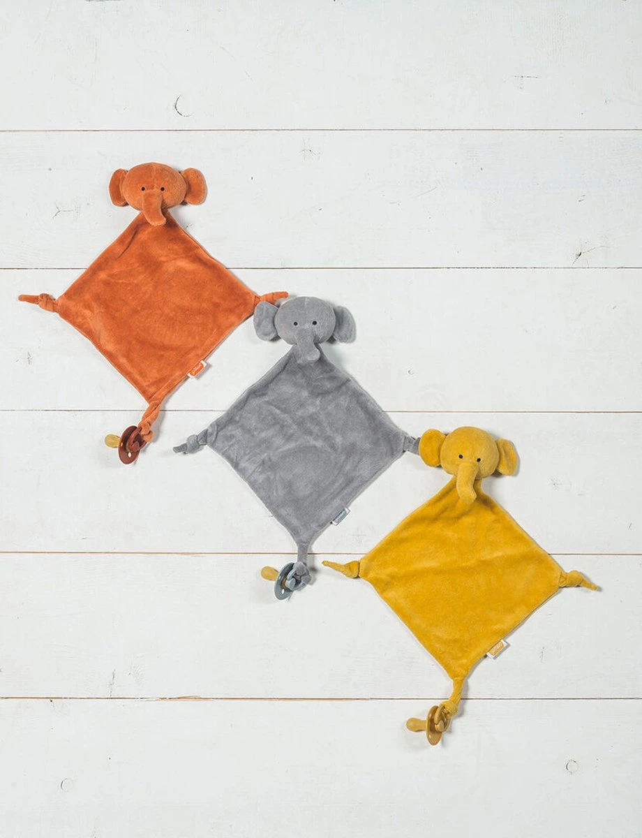 Jollein Knuffeldoekje Elephant - Caramel - Image 9