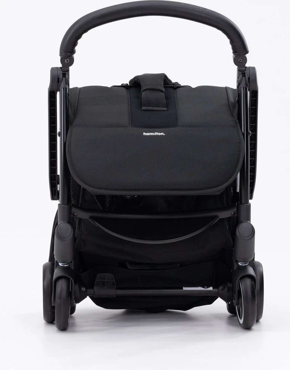 Hamilton By Yoop X1 Plus Buggy – Nieuw, Hoger, Uitgebreider 2023 Model – Premium Stroller Met One Hand Folding Technologie – Zwart – Lichte, Verstelbare En Wendbare Kinderwagen Met Vele Gemakken - Image 15
