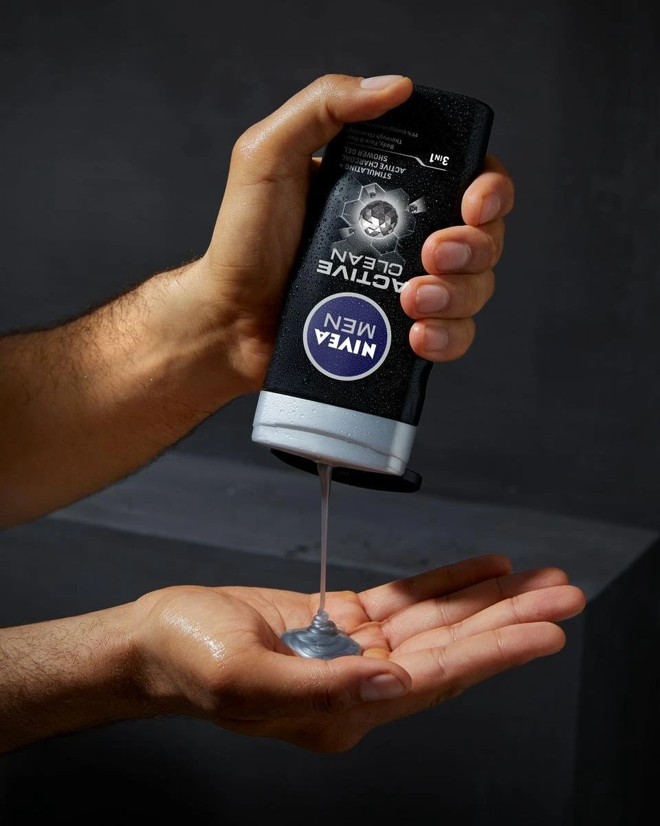 NIVEA MEN Active Clean - 6x 500 Ml - Voordeelverpakking - Douchegel - Image 2