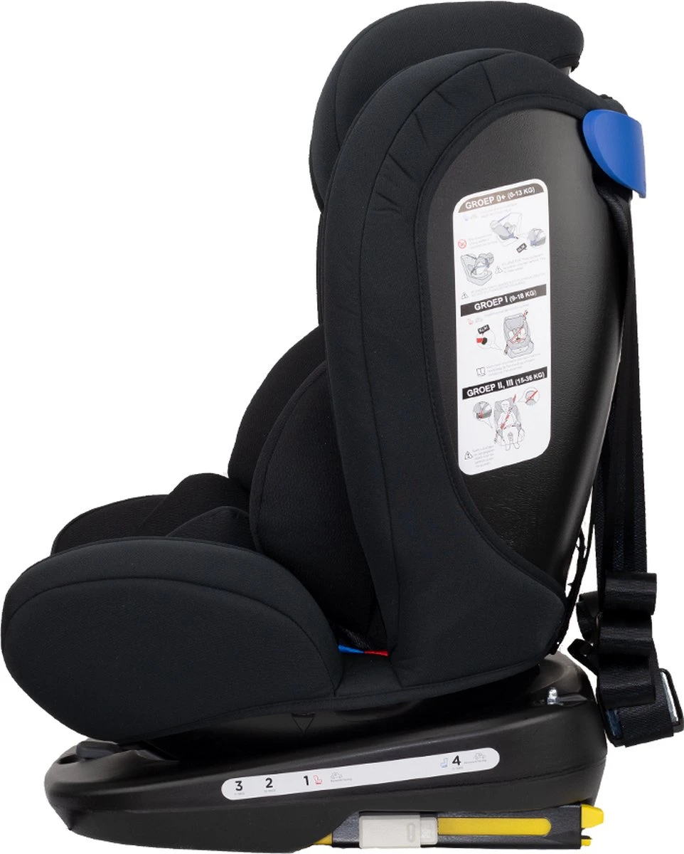 Autostoel Novi Baby® Goliath Premium 0-1-2-3 Isofix Rotation All Black - Image 8