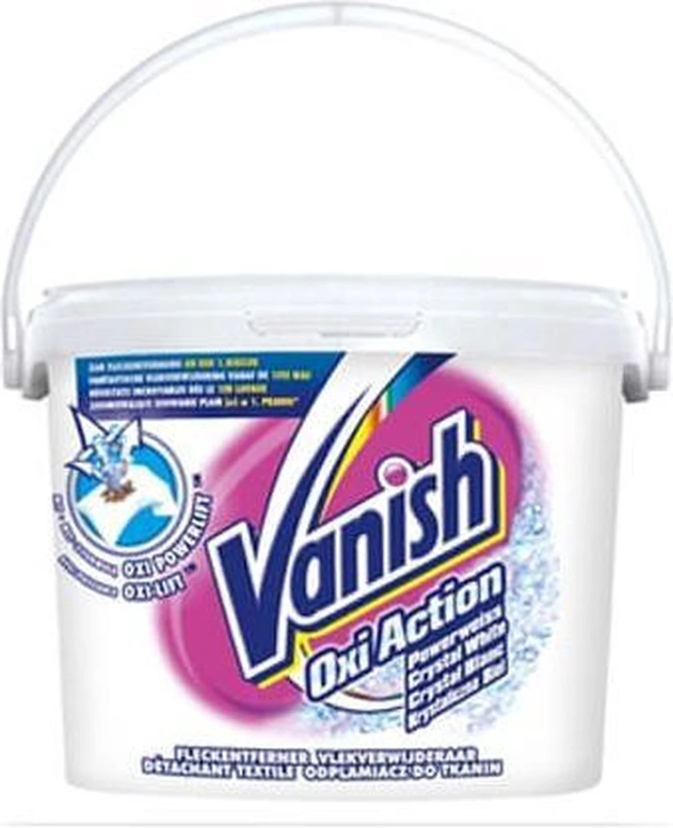 Vanish Oxi Action Crystal White Base Poeder - Voor Witte Was - 2,4 Kg - Image 10