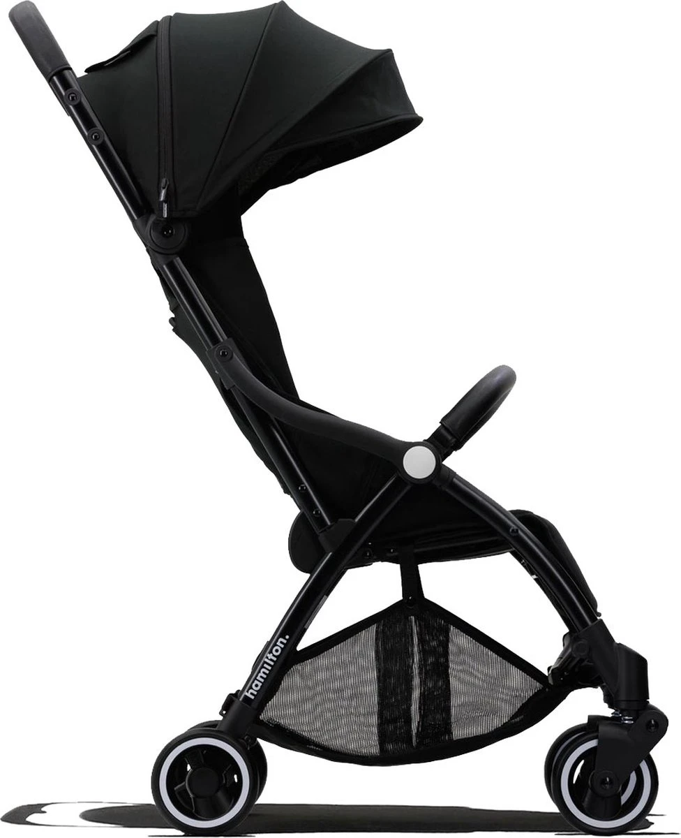 Hamilton By Yoop X1 Plus Buggy – Nieuw, Hoger, Uitgebreider 2023 Model – Premium Stroller Met One Hand Folding Technologie – Zwart – Lichte, Verstelbare En Wendbare Kinderwagen Met Vele Gemakken - Image 2