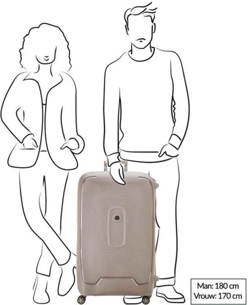 Delsey Moncey Trolley Case - 82 Cm - Black - Image 4