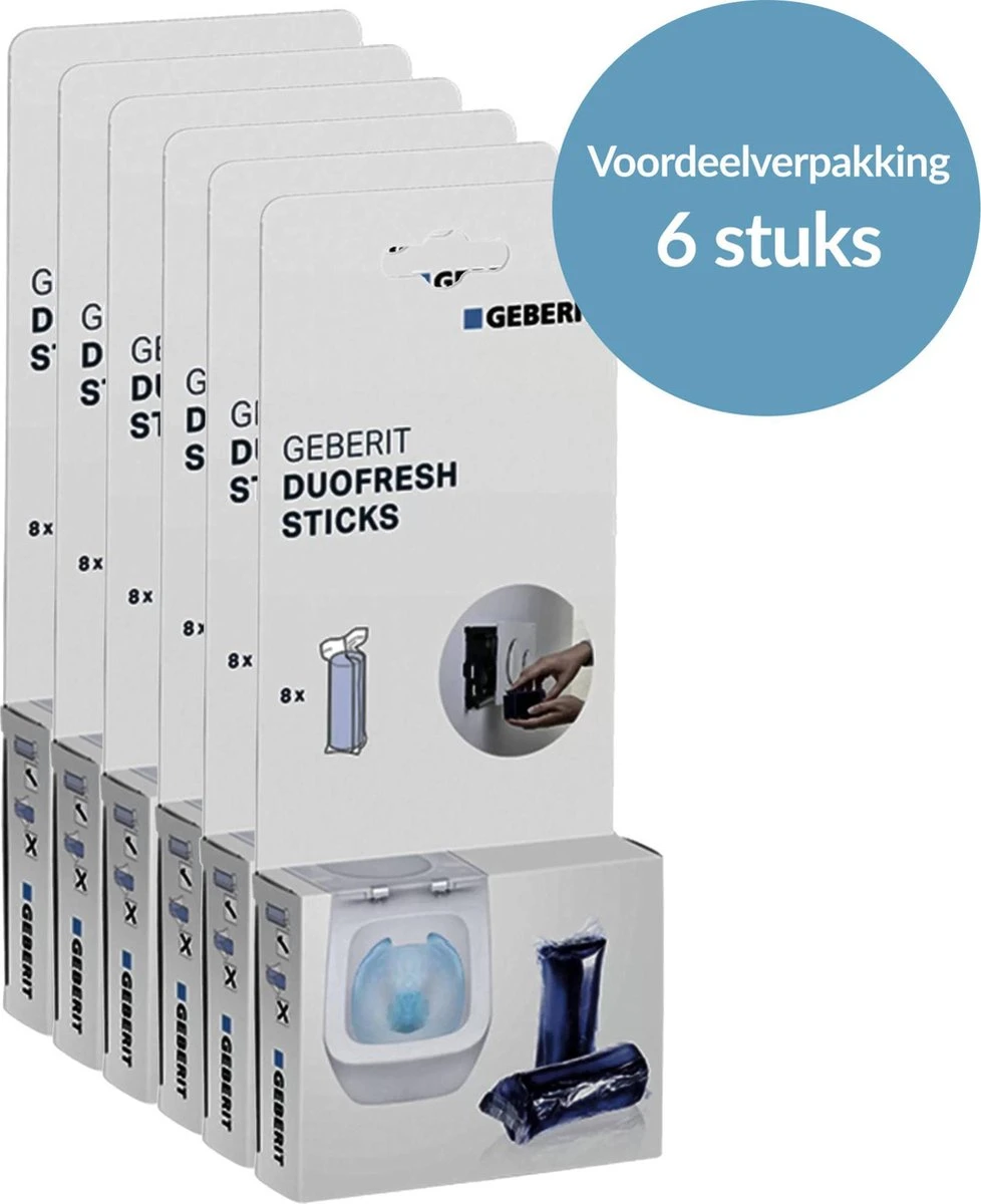 Geberit DuoFresh Sticks - 48 Stuks - Voordeelverpakking - Toilet/WC Blokjes Inbouwreservoir - Image 8