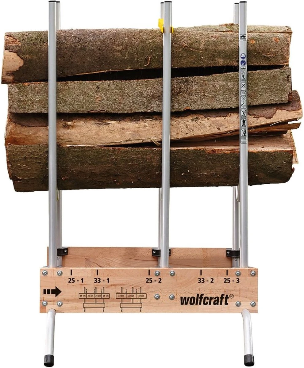 Wolfcraft - Professionele Zaagbok - Voor Kettingzaag - Hout - Opbouwbare, Stabiele Zaagbok Voor Brandhout - 5121000 - 10 JAAR GARANTIE - Image 5