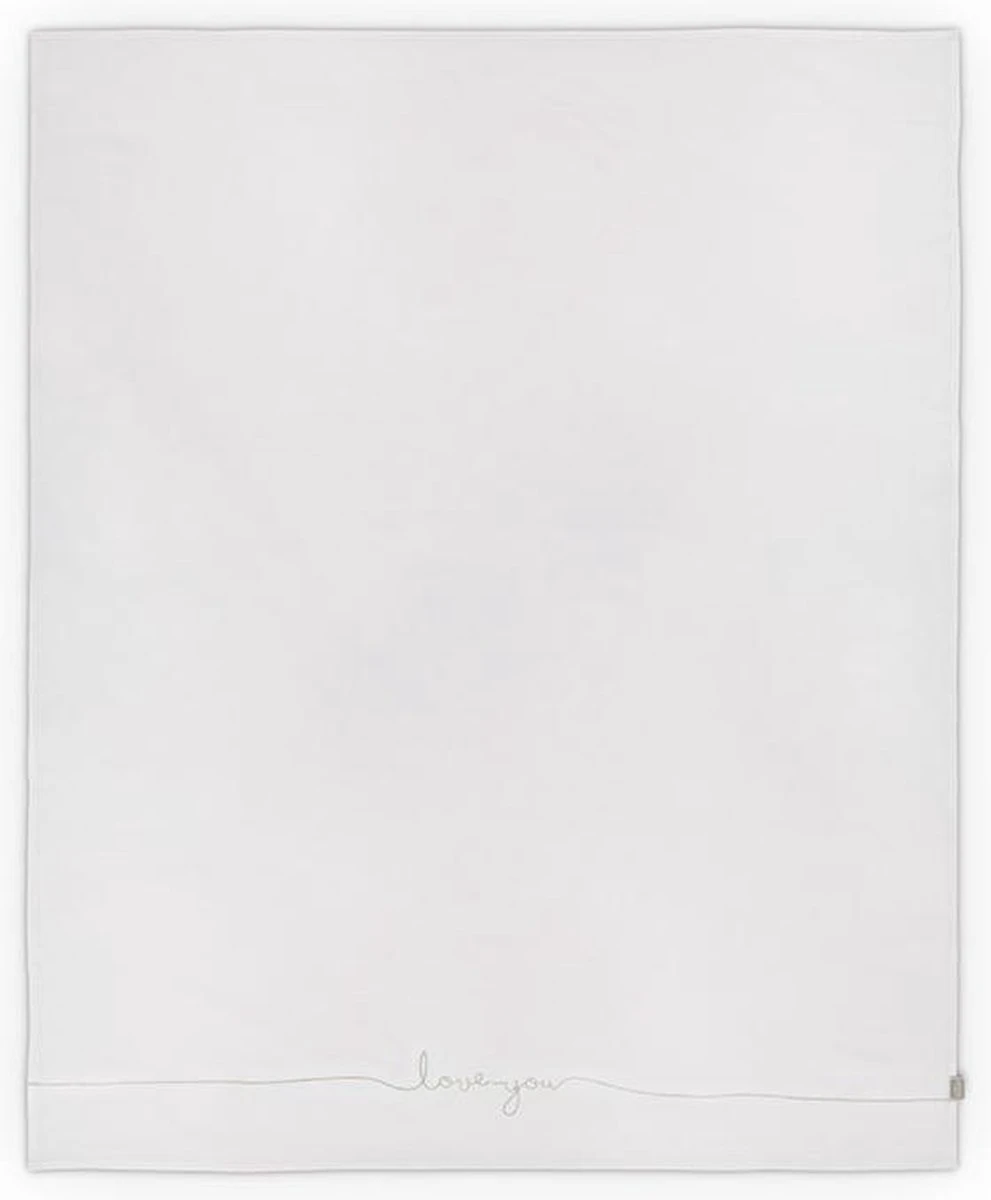 Jollein Baby Laken Wieg 75x100cm Love You - Nougat - Image 2